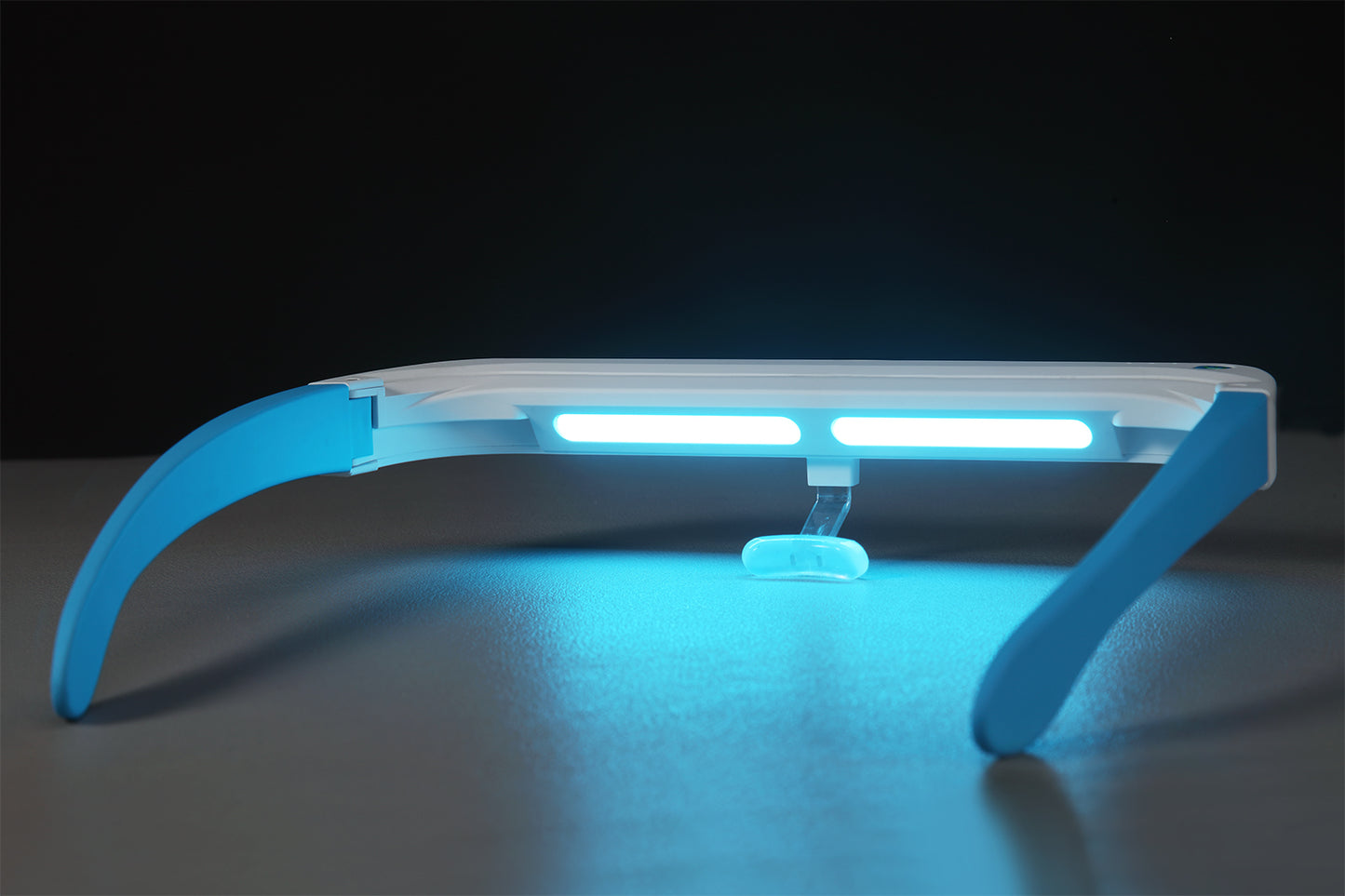 Light Therapy Glasses, Red Blue and 40Hz White UV-Free Light Therapy Lamp for Eyes Care
