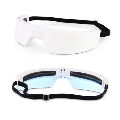 Light Therapy Glasses, Portable & Wearable UV-Free Blue Light Therapy Lamp, Natural Relief for Good Sleep, Happy Mood, Boost Energy and Jet Lag