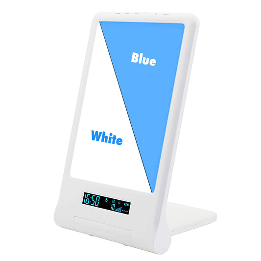 Sune Opto Light Therapy Lamp, Rechargeable White and Blue Light Therapy Desk Lamp 10000Lux for Winter Blues, Energy and Focus